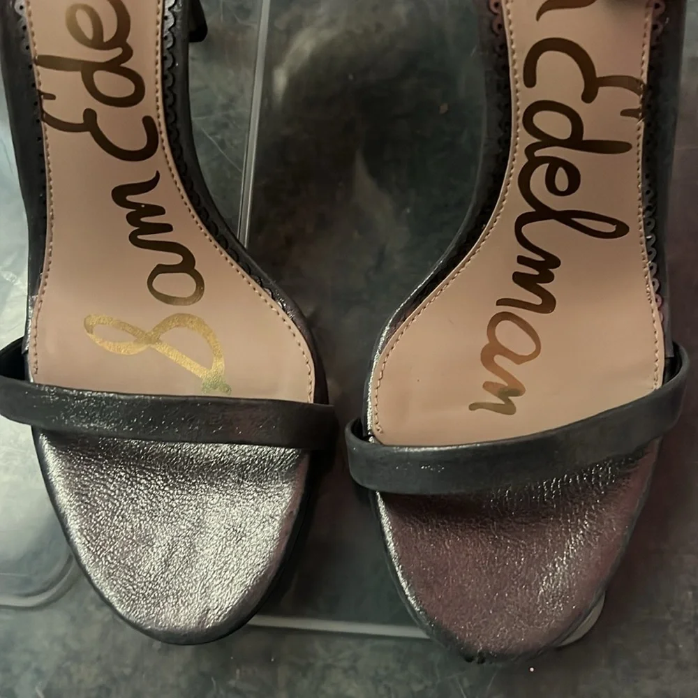 Gray light sparkle sam Edelman pumps - Picture 2 of 4